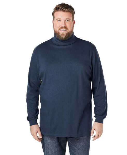 Big & Tall Turtleneck Long-Sleeve Tee