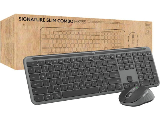 Logitech Signature Slim MK955 for Business Wireless Keyboard and Mouse Combo