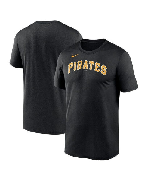 Men's Black Pittsburgh Pirates New Legend Wordmark T-shirt