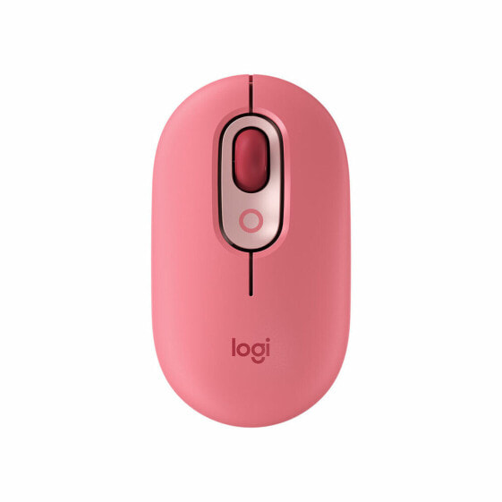 Мышь Logitech POP Mouse with emoji Розовый