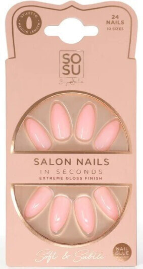 Artificial nails Soft & Subtle (Salon Nails) 24 pcs