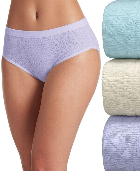 Elance Breathe Hipster Underwear 3 Pack 1540, also available in extended sizes