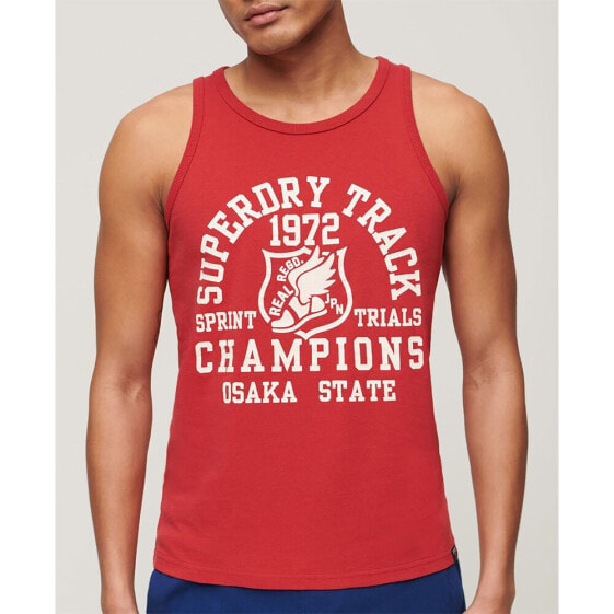 SUPERDRY Track & Field Ath Graphic sleeveless T-shirt