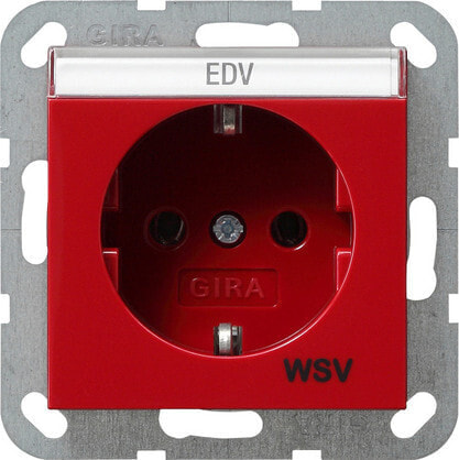 GIRA 047402 - CEE 7/3 - CEE 7/4 - Red - 250 V - 16 A