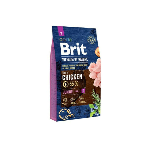 Сухой корм Brit Premium by Nature Junior S с курицей 8 кг