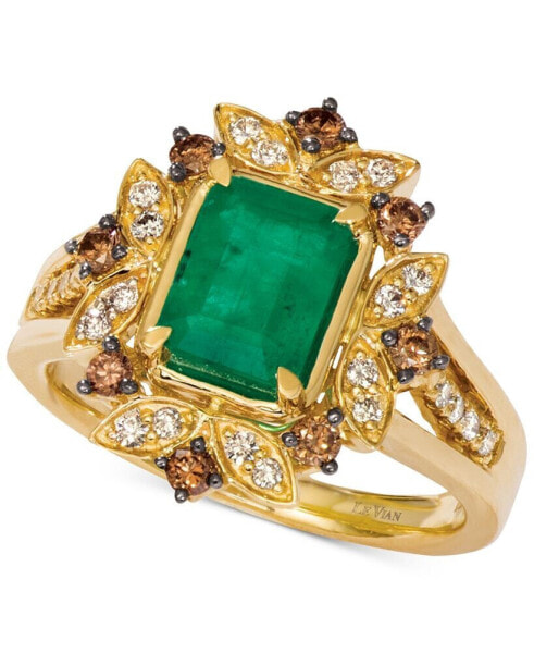Кольцо Le Vian costa Smeralda Emerald & Diamond