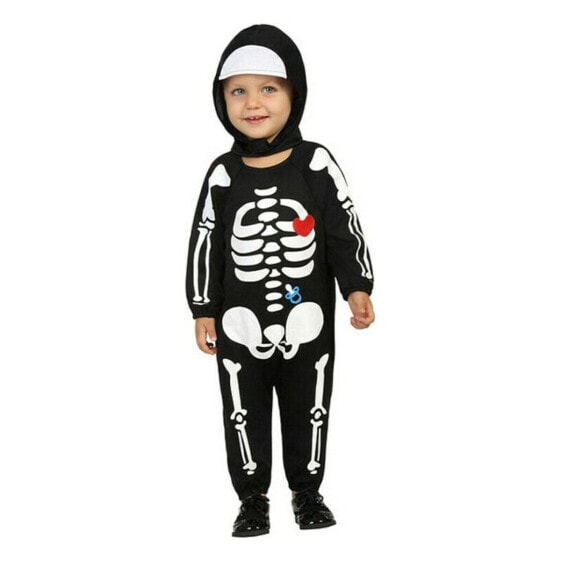 Маскарадные костюмы для младенцев Чёрный Скелет 24 Months