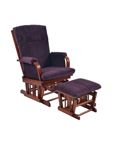 Кресло-качалка с пуфиком Artiva USA home Deluxe 2-х частей
