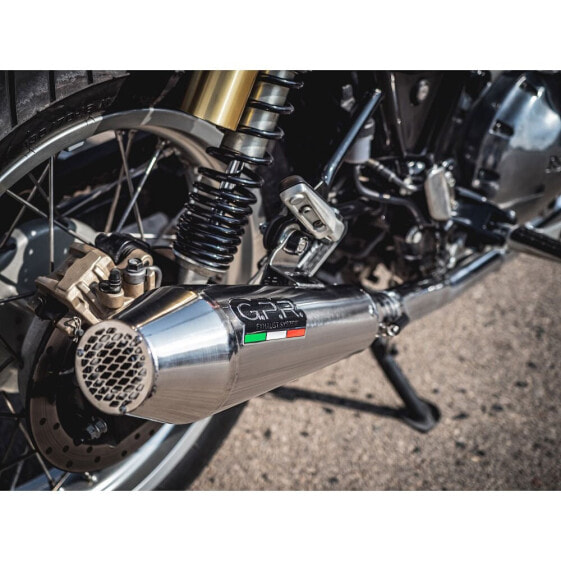 GPR EXHAUST SYSTEMS Ultracone Double Continental 650 19-20 Euro 4 CAT homologated slip on muffler