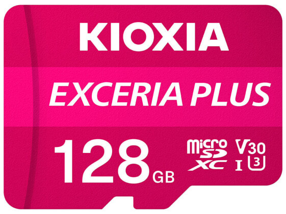 Kioxia Exceria Plus - 128 GB - MicroSDXC - Class 10 - UHS-I - 100 MB/s - 65 MB/s