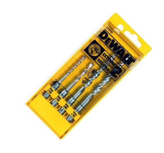 DeWalt SDS Plus 4L Drill Set. 5/6/8/10 мм экстремальное 2