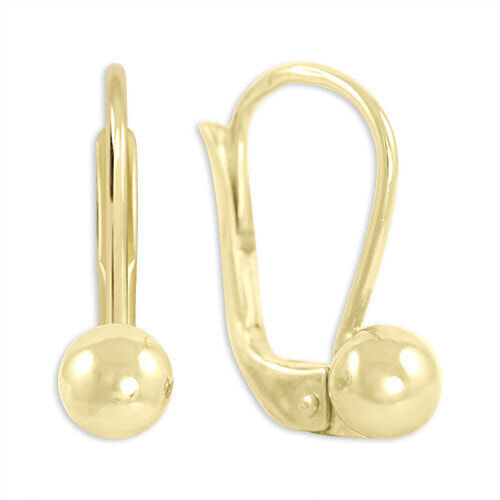 Minimalist gold earrings 231 001 00676