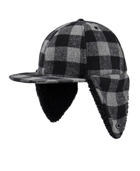 Men's Corduroy and Sherpa Hunter Hat with Ear Flaps