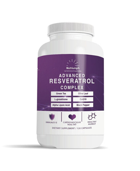 ADVANCED RESVERATROL COMPLEX - Anti-aging and Anti-Inflammatory support