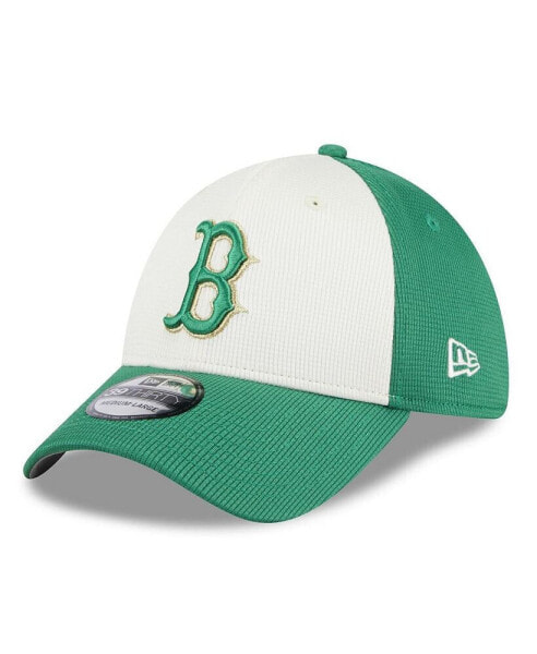 Men's White, Green Boston Red Sox 2024 St. Patrick's Day 39THIRTY Flex Fit Hat