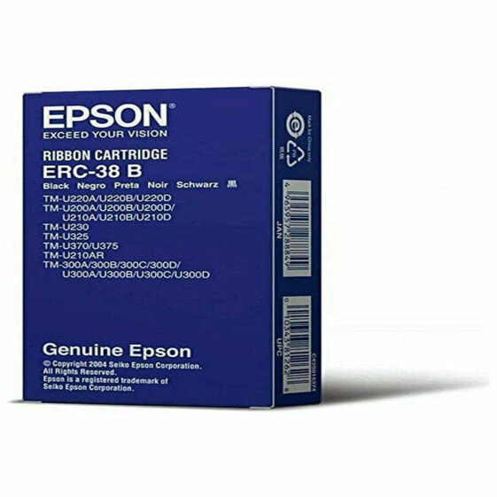 Оригинальная лента для матричного принтера Epson ERC-38 Чёрный