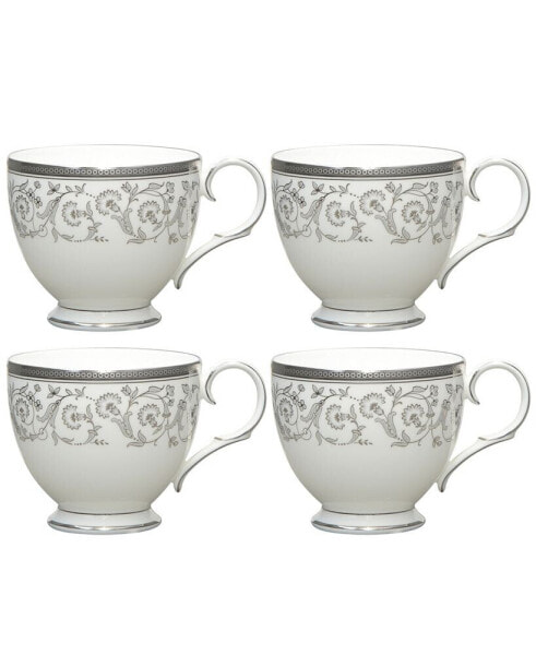 Summit Platinum Set of 4 Cups, Service For 4