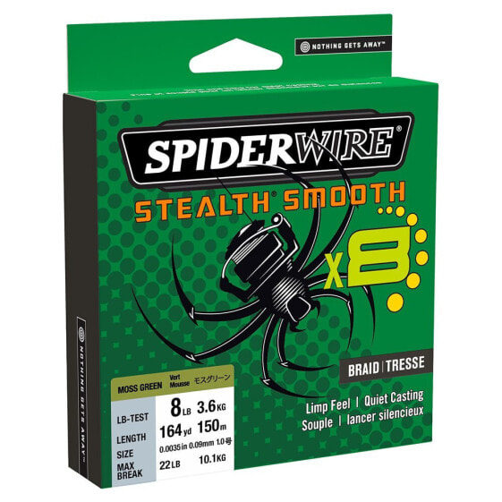 SPIDERWIRE Stealth Smooth 8 braided line 150 m