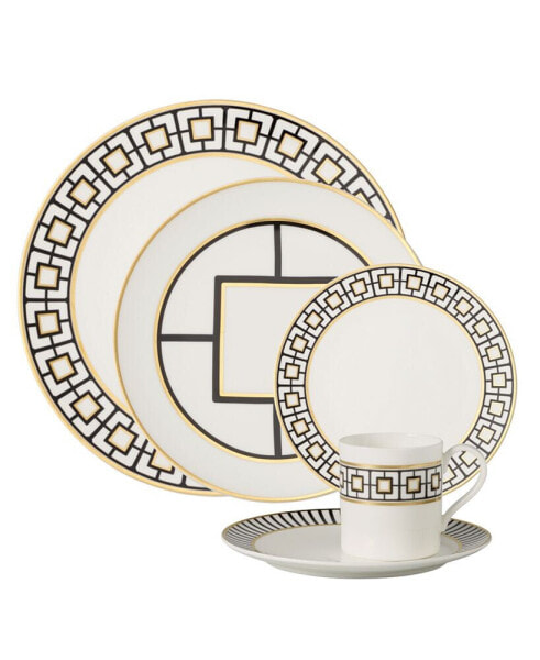 Metro Chic 5 Piece Place Setting