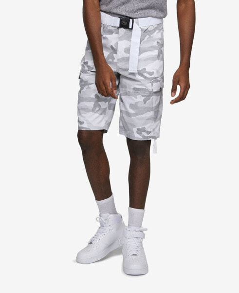 Men's Big and Tall Recon-Go Belted Cargo Shorts