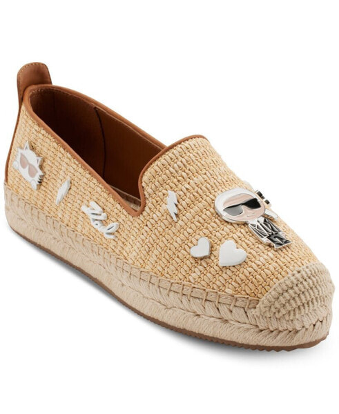 Women's Michaela Embellished Slip-On Espadrille Flats