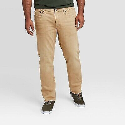 Men's Big & Tall Slim Fit Jeans - Goodfellow & Co Khaki 32x36