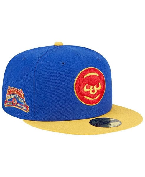 Men's Royal, Yellow Chicago Cubs Empire 59FIFTY Fitted Hat