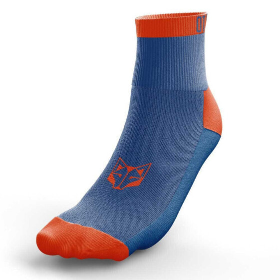 OTSO Multi-sport Low Cut Navy Blue&Orange socks