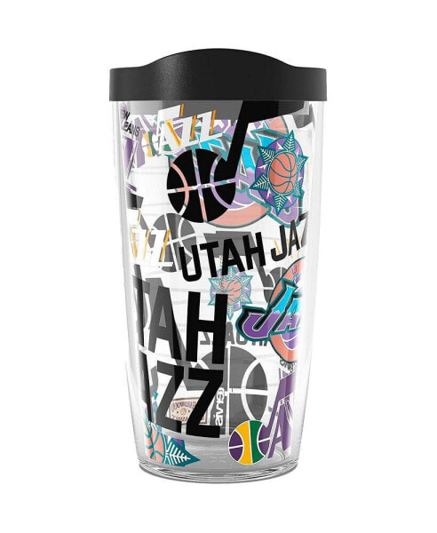 Utah Jazz 16 Oz Allover Classic Tumbler