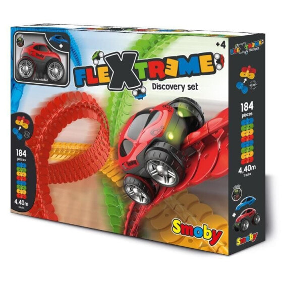 FleXtreme Discovery Set - Autostrecke - 4,40 Meter lang - SMOBY