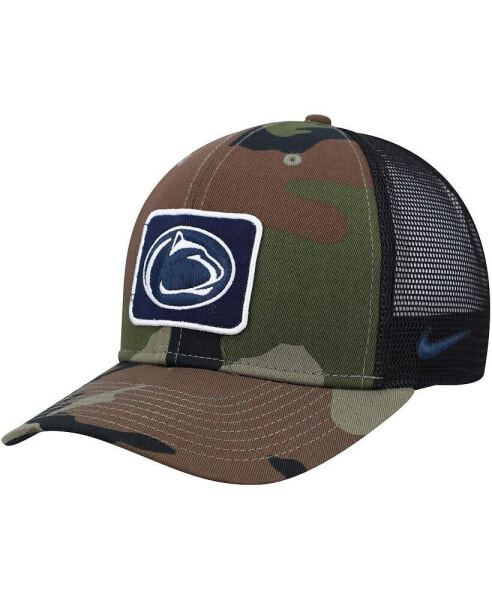 Men's Camo, Black Penn State Nittany Lions Classic99 Trucker Snapback Hat