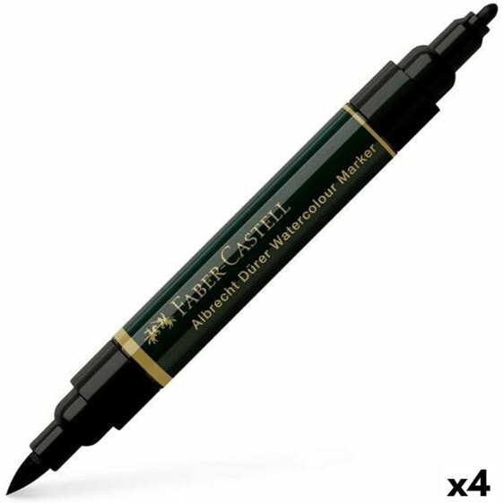 Ручки фломастеры Faber-Castell Albrecht Durer Чёрные (4 штуки)