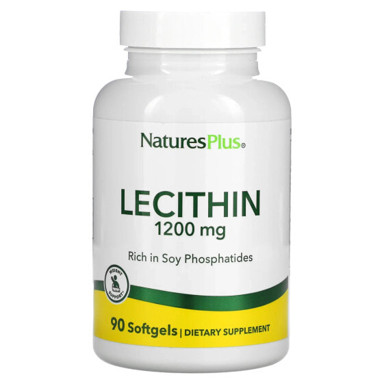 Витаминизированные гели NaturesPlus Лецитин 1,200 мг 90 капсул