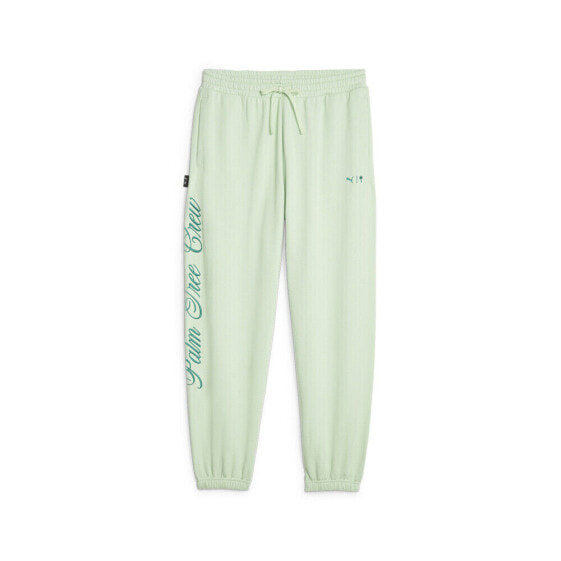Puma Palm X Ptc Sweatpants Mens Green Casual Athletic Bottoms 62229732
