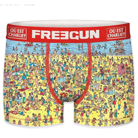 FREEGUN Looking For Wally-On The Beach Boxer