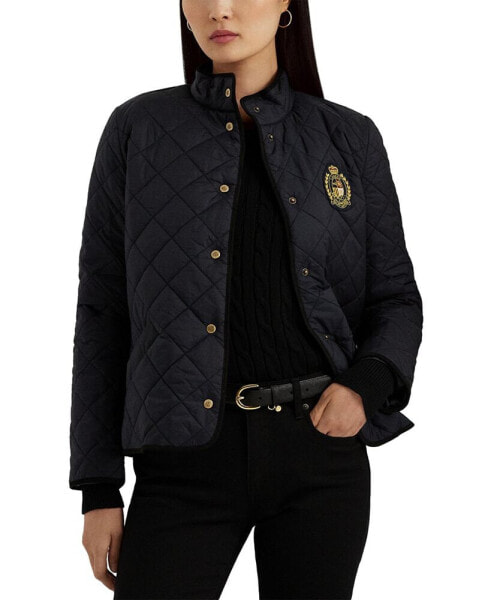 Women's Quilted Crest Coat