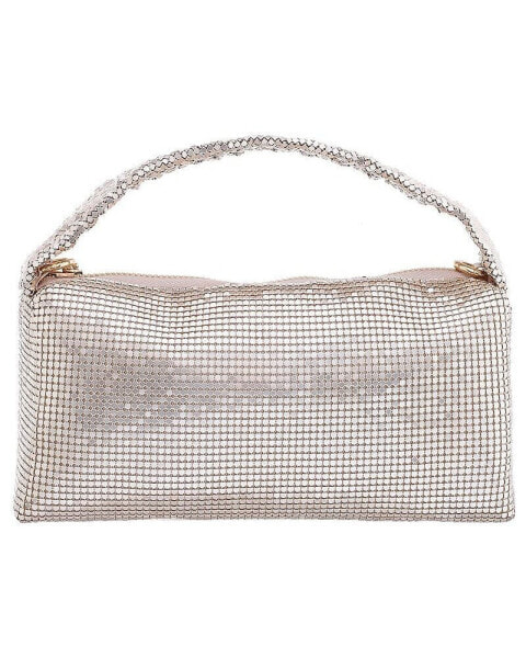 Ruched Handle Mesh Handheld Bag