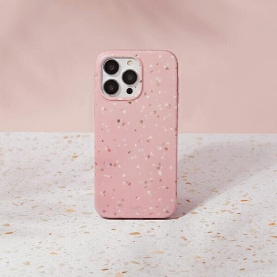 Uniq Etui UNIQ Coehl Terrazzo Apple iPhone 14 Pro Max różowy/coral pink