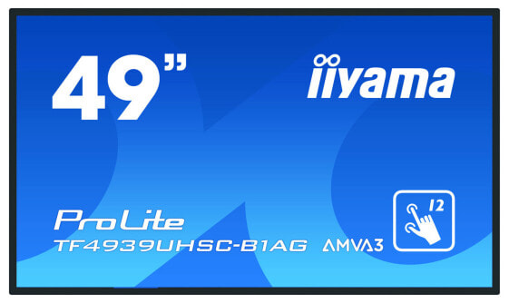 Iiyama ProLite TF4939UHSC-B1AG - 124.5 cm (49") - 3840 x 2160 pixels - 4K Ultra HD - LED - 8 ms - Black