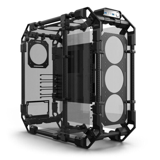 Alphacool Apex Skeleton Gehäuse, Midi-Tower, ATX - Carbon/schwarz