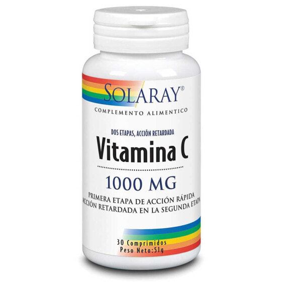 Витамин C SOLARAY Small 1000 мг 30 штук