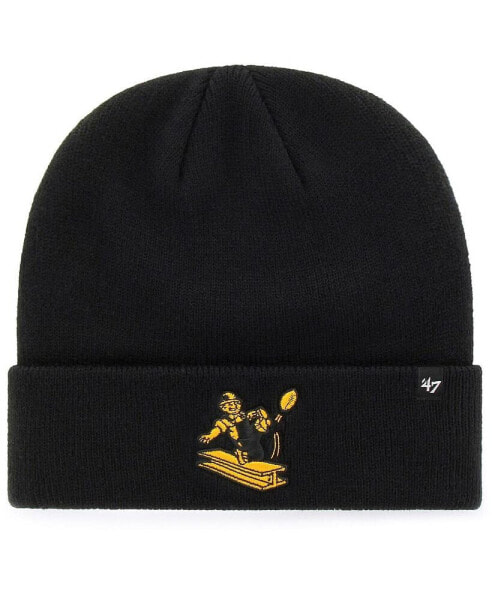 Men's Black Pittsburgh Steelers Legacy Cuffed Knit Hat