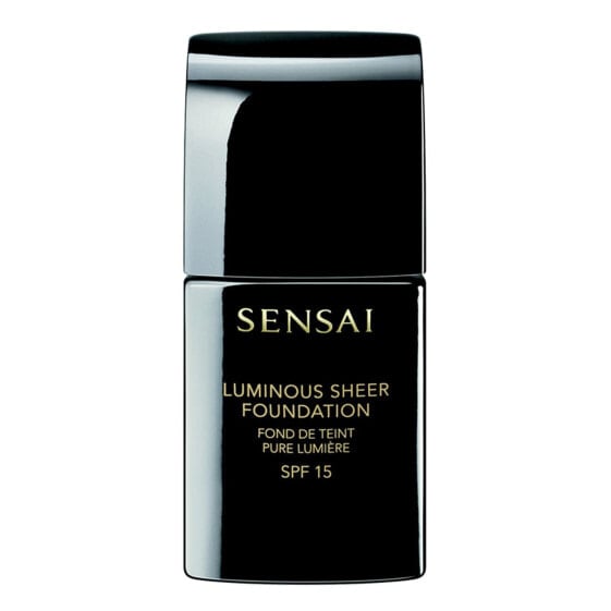 Тональный крем Sensai luminous sheer foundation SPF15 #204-honey beige 30 мл