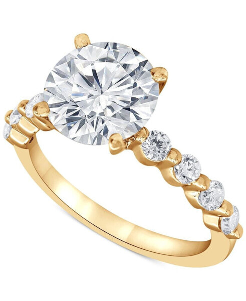 Certified Lab Grown Diamond Engagement Ring (3-1/2 ct. t.w.) in 14k Gold