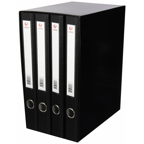 Рычажный картотечный шкаф Grafoplas 25 mm модульная Чёрный 35 x 29 x 18 cm