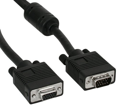 InLine S-VGA Extension Cable 15HD male / female black 0.5m