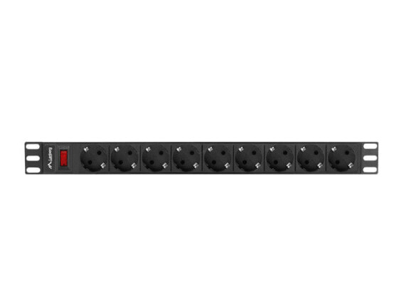 Lanberg RACK POWER STRIP 19" PDU 1U 9X SHUKO - 3 m