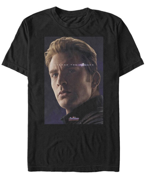 Marvel Men's Avengers Endgame Captain America Avenge the Fallen, Short Sleeve T-shirt