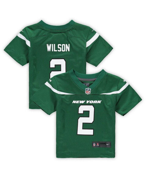 Футболка для малышей Nike Зак Уилсон New York Jets зеленый Готэм