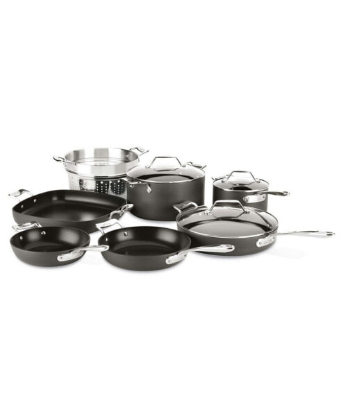 Essentials Hard Anodized Nonstick Cookware Set, 10 piece